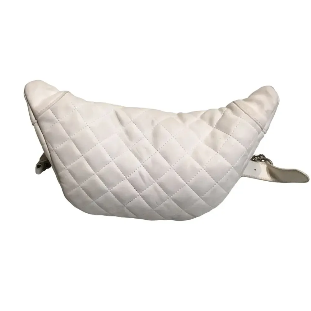 Forever 21 Women's White Quilted Belt Bag